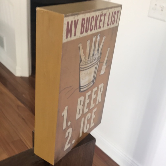 Bucket List Wood Sign/Box - Picture 2 of 5